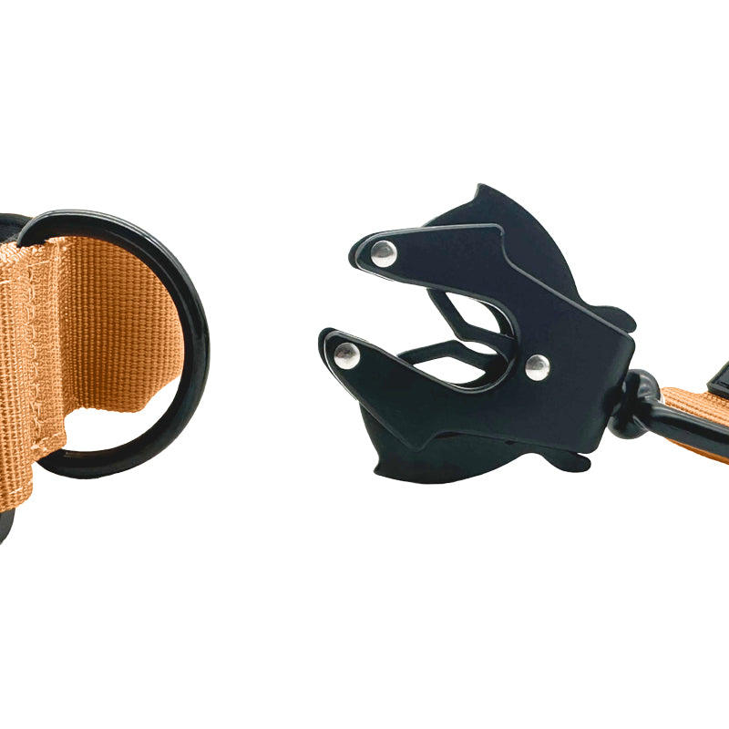 Tactische Hondenhalsband Honey Maze Cognac