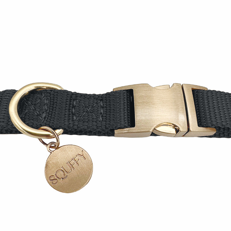 Puppyhalsband Raven Illume Zwart