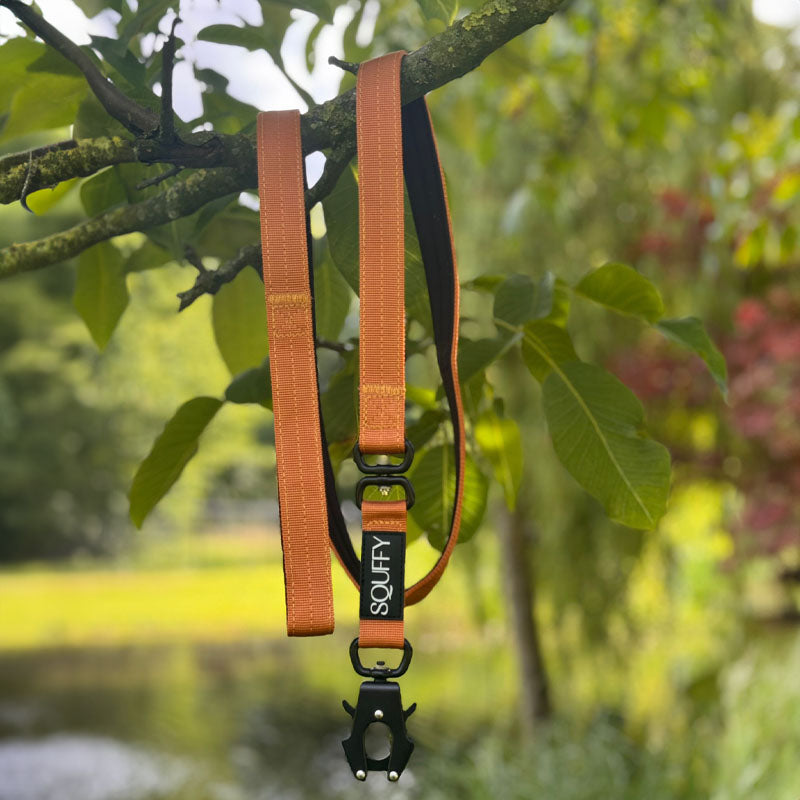 Tactische Hondenriem Honey Maze Cognac