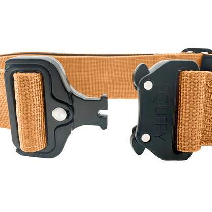 Tactische Hondenhalsband Honey Maze Cognac