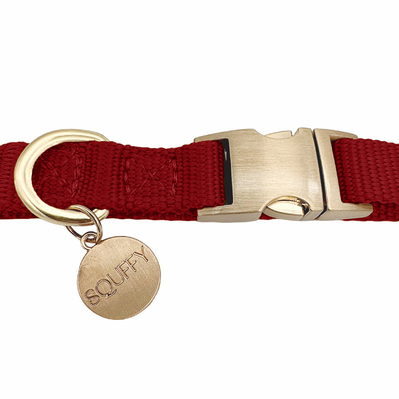 Puppyhalsband Ruby Gale Robijnrood