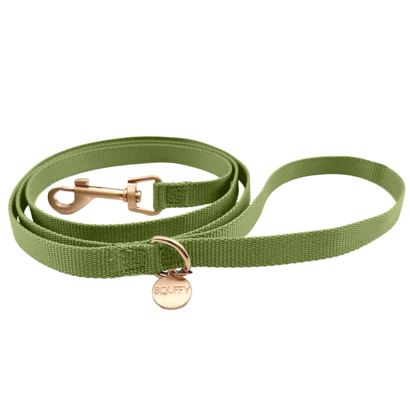 Puppyriem Moss Breeze Olijfgroen