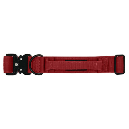 Tactische Hondenhalsband Ruby Vandal  Robijnrood