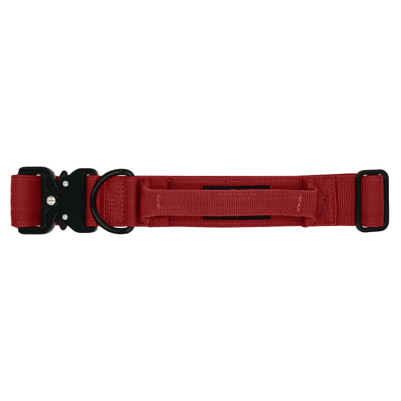 Tactische Hondenhalsband Ruby Vandal  Robijnrood