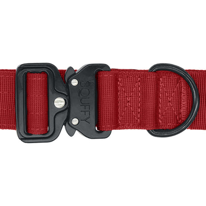 Tactische Hondenhalsband Ruby Vandal  Robijnrood